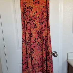 Lularoe flower maxi skirt
